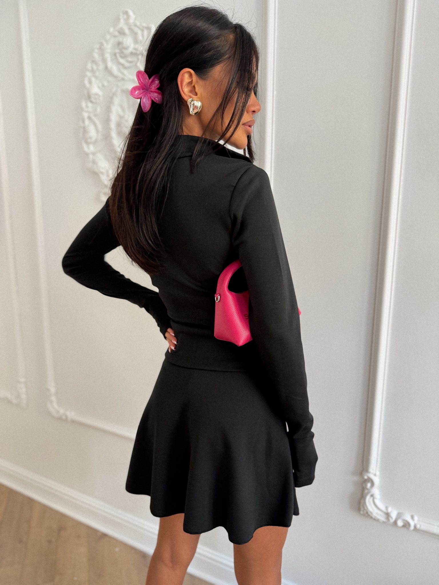 Komplet Urban Chic Zip – Czarny