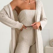 „KNIT TRIO – BEIGE”