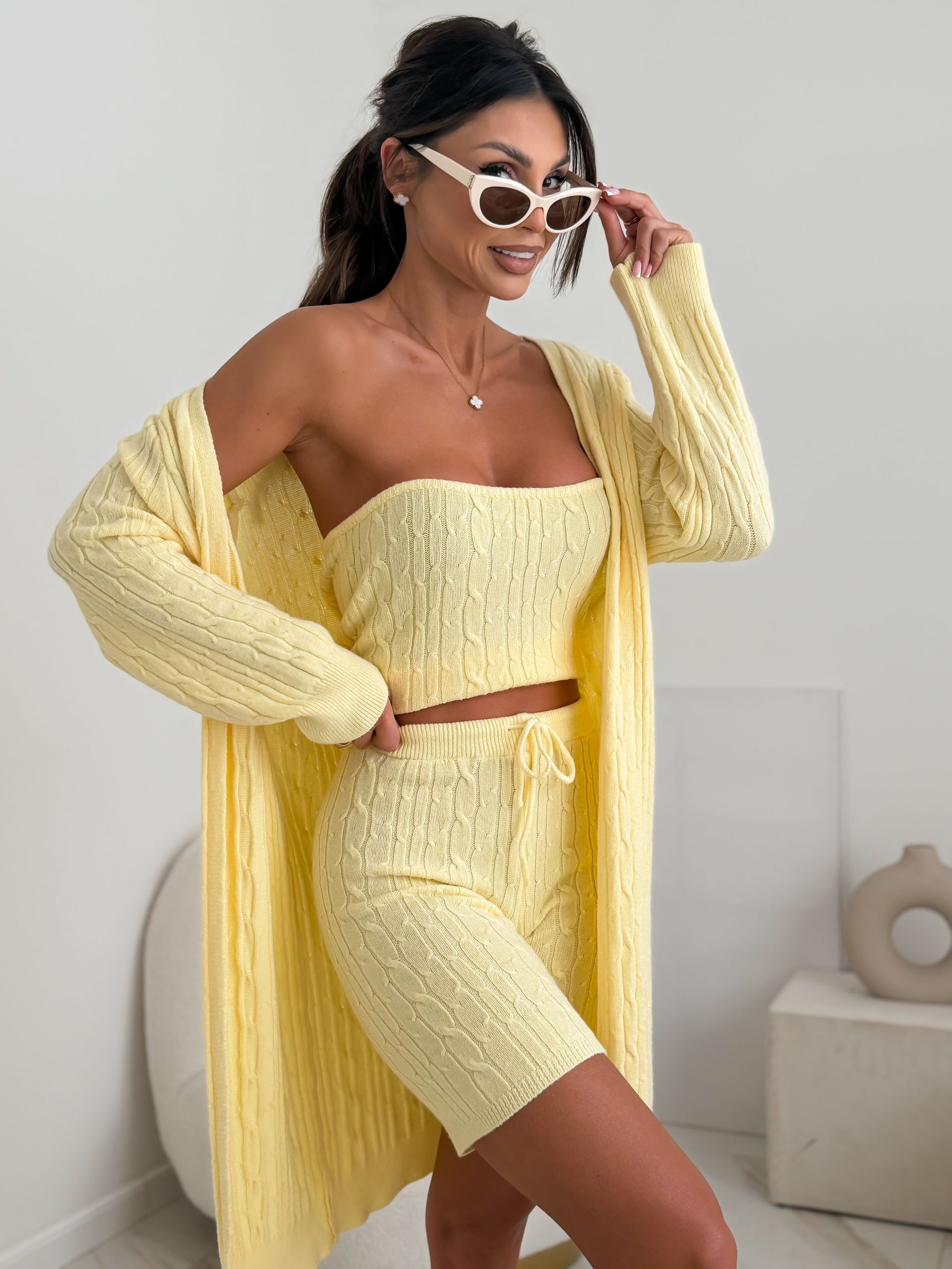 „KNIT TRIO – BUTTER YELLOW”