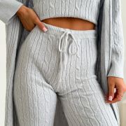 „KNIT TRIO – LIGHT GREY”