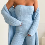 „KNIT TRIO – BABY BLUE”