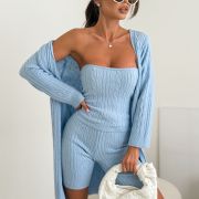 „KNIT TRIO – BABY BLUE”