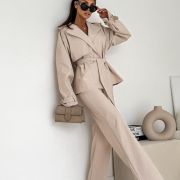 Komplet „Beige Atelier” – jasny beż