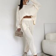 Komplet dresowy LOUNGE CLOUD – Kremowy