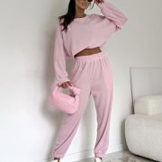 Komplet dresowy LOUNGE CLOUD – Pudrowy Róż