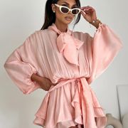 Sukienka „Blush Mirage” – morelowa