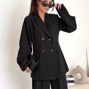 Komplet „Beige Elegance”- Czarny