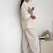 Komplet „Beige Elegance”- jasny beż