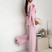 Komplet garniturowy damski „Aura Pink” – różowy