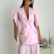 Komplet garniturowy damski „Aura Pink” – różowy