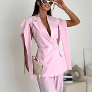 Komplet garniturowy damski „Aura Pink” – różowy