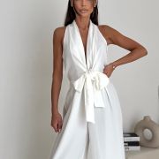 Kombinezon „Sahara Chic” – biały