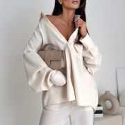 Komplet Oversize „Mauve Chic”– beżowy