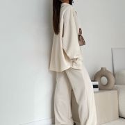 Komplet Oversize „Mauve Chic”– beżowy