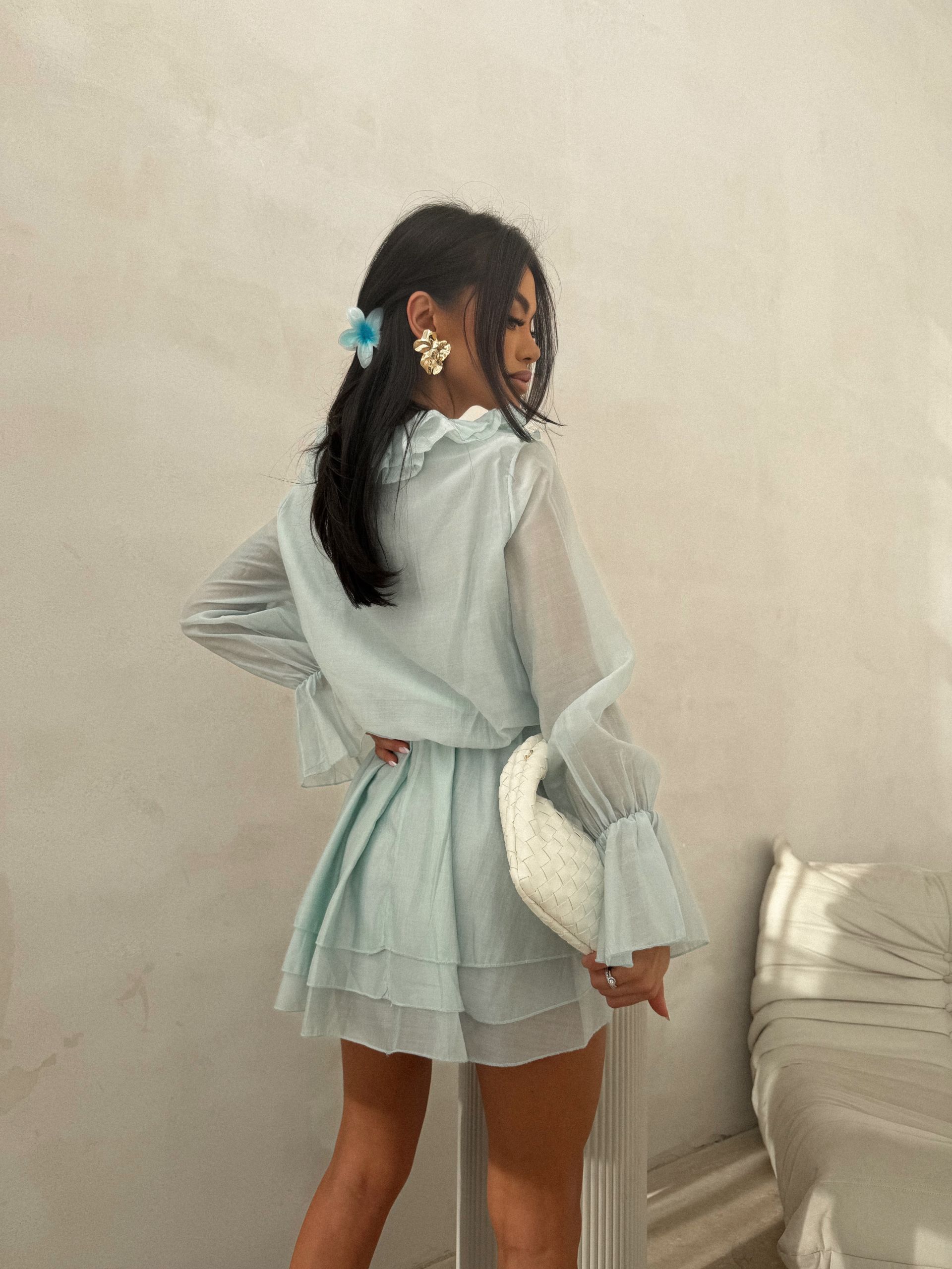 SUKIENKA BELLA RUFFLE MINT