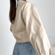 „ECO CHIC” Kurtka z eko skóry – Beż