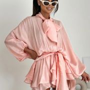 Sukienka „Blush Mirage” – morelowa