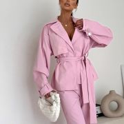 Komplet „ Pink Atelier” – pudrowy róż