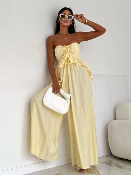 Kombinezon Lil Glam YELLOW FLOW