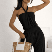 LILGLAM 🌸 Kombinezon Sara Black