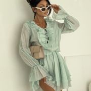 SUKIENKA BELLA RUFFLE MINT