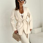 Komplet Silver Shine – beżowy