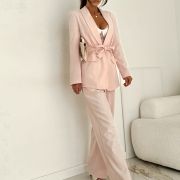 Komplet Silver Shine – pudrowy róż