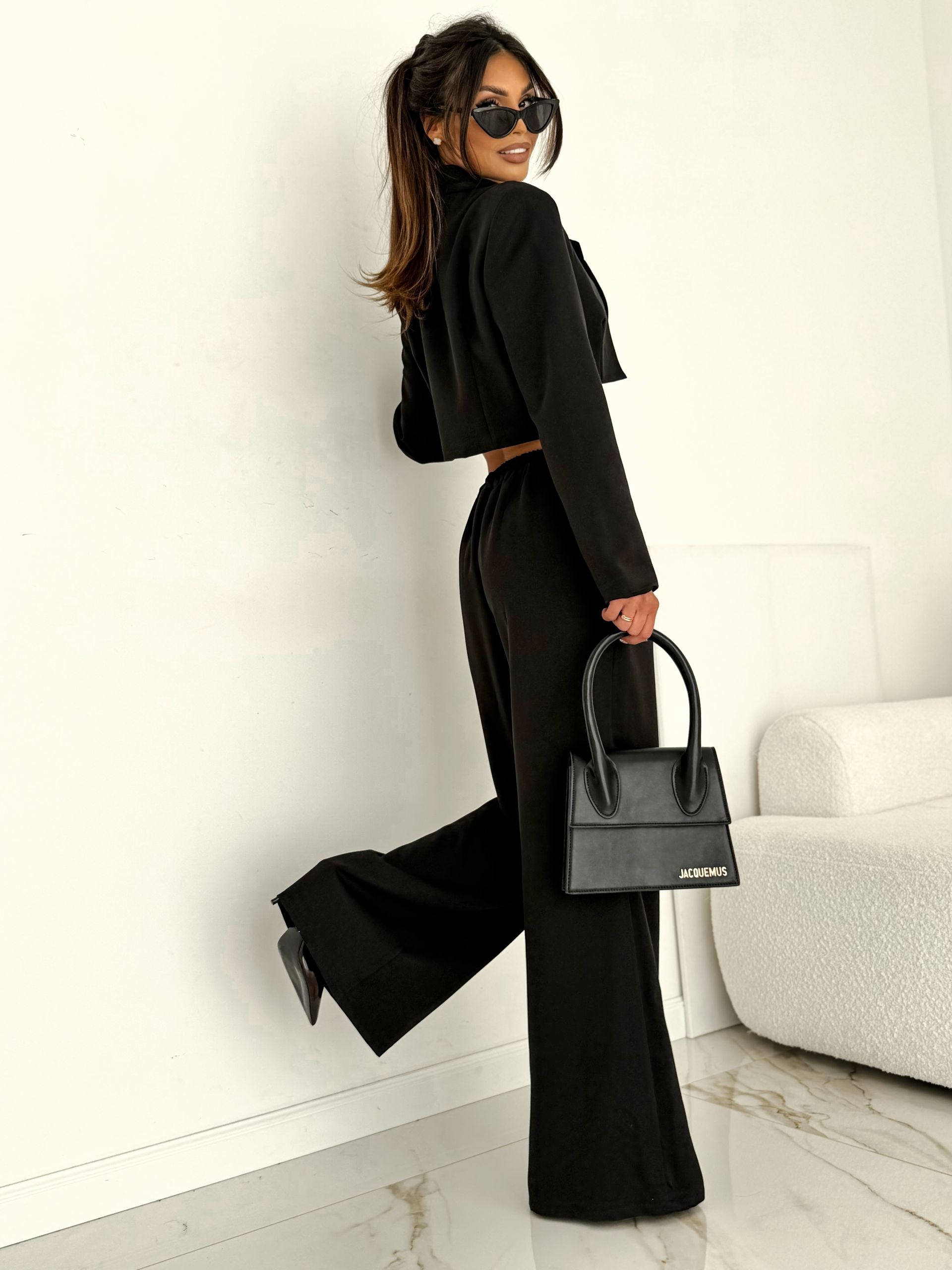 Komplet Elegance Chic – czarny