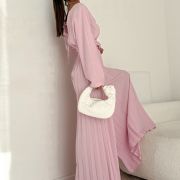 Kombinezon Pleated Elegance – pudrowy róż LUMÉ