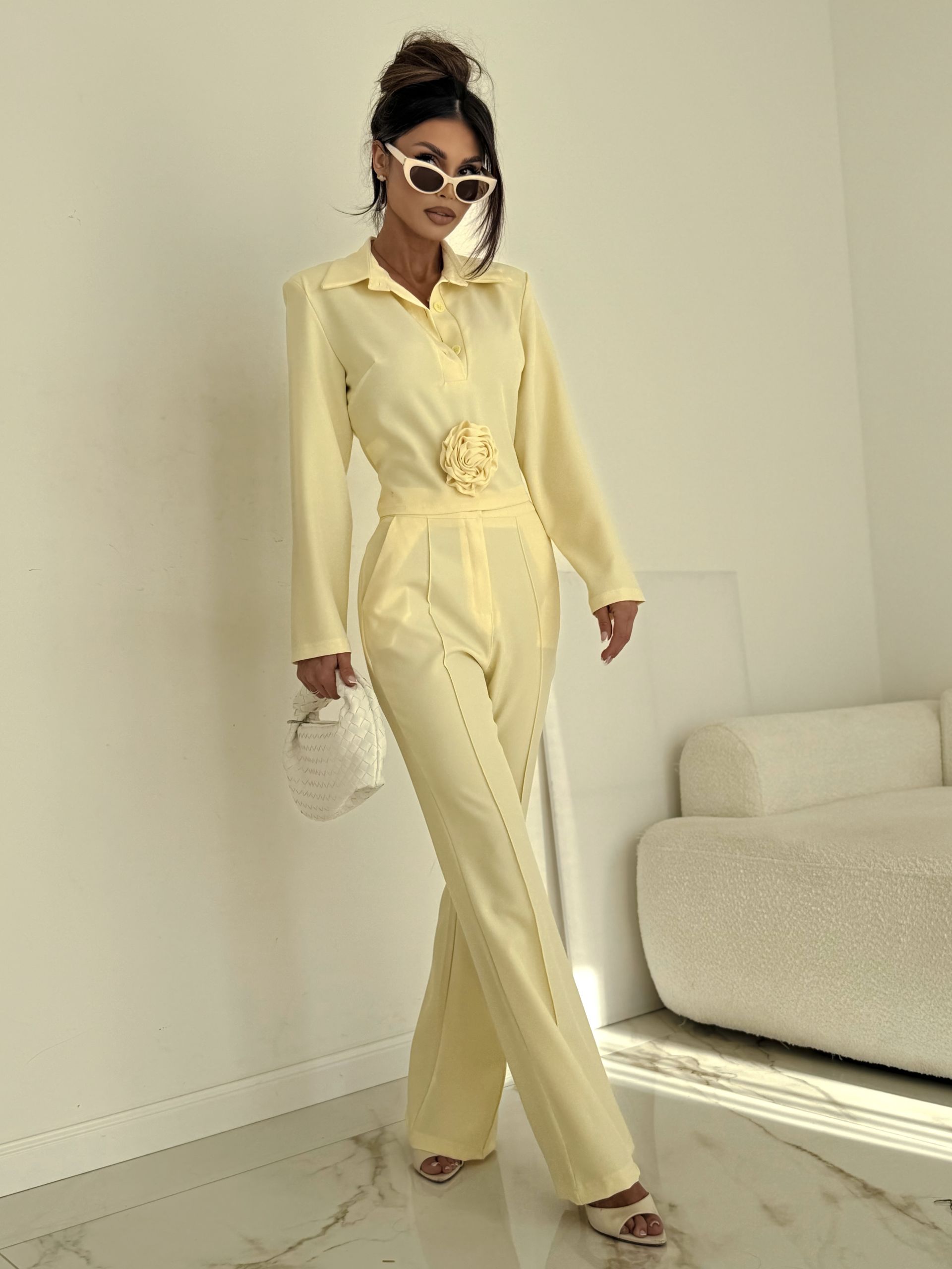 Komplet LUMÉ żółty