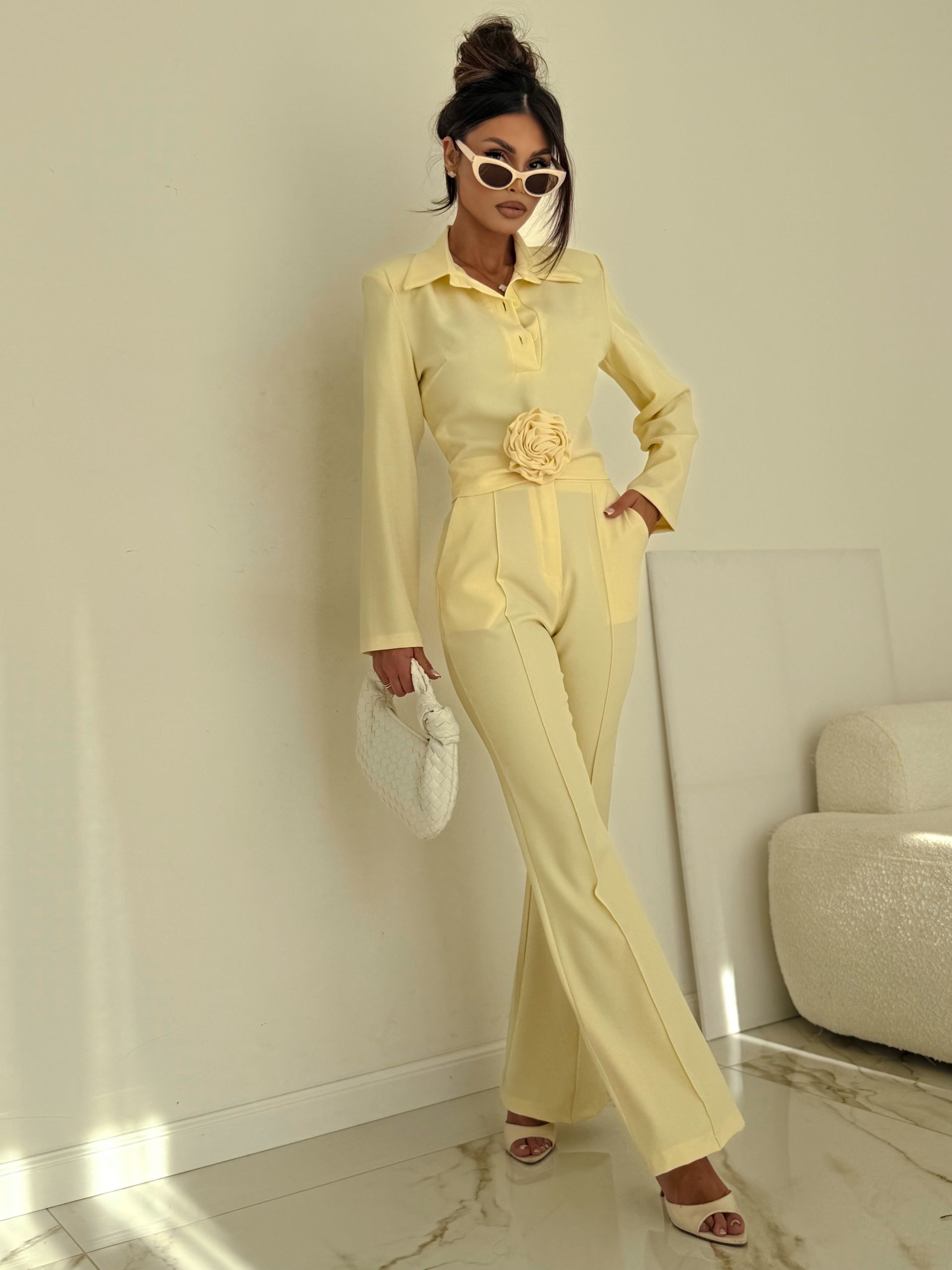 Komplet LUMÉ żółty