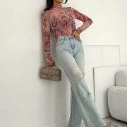 LILGLAM  Jeansy Lace Detail