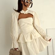 LILGLAM  🌸 Sukienka Bella Cream