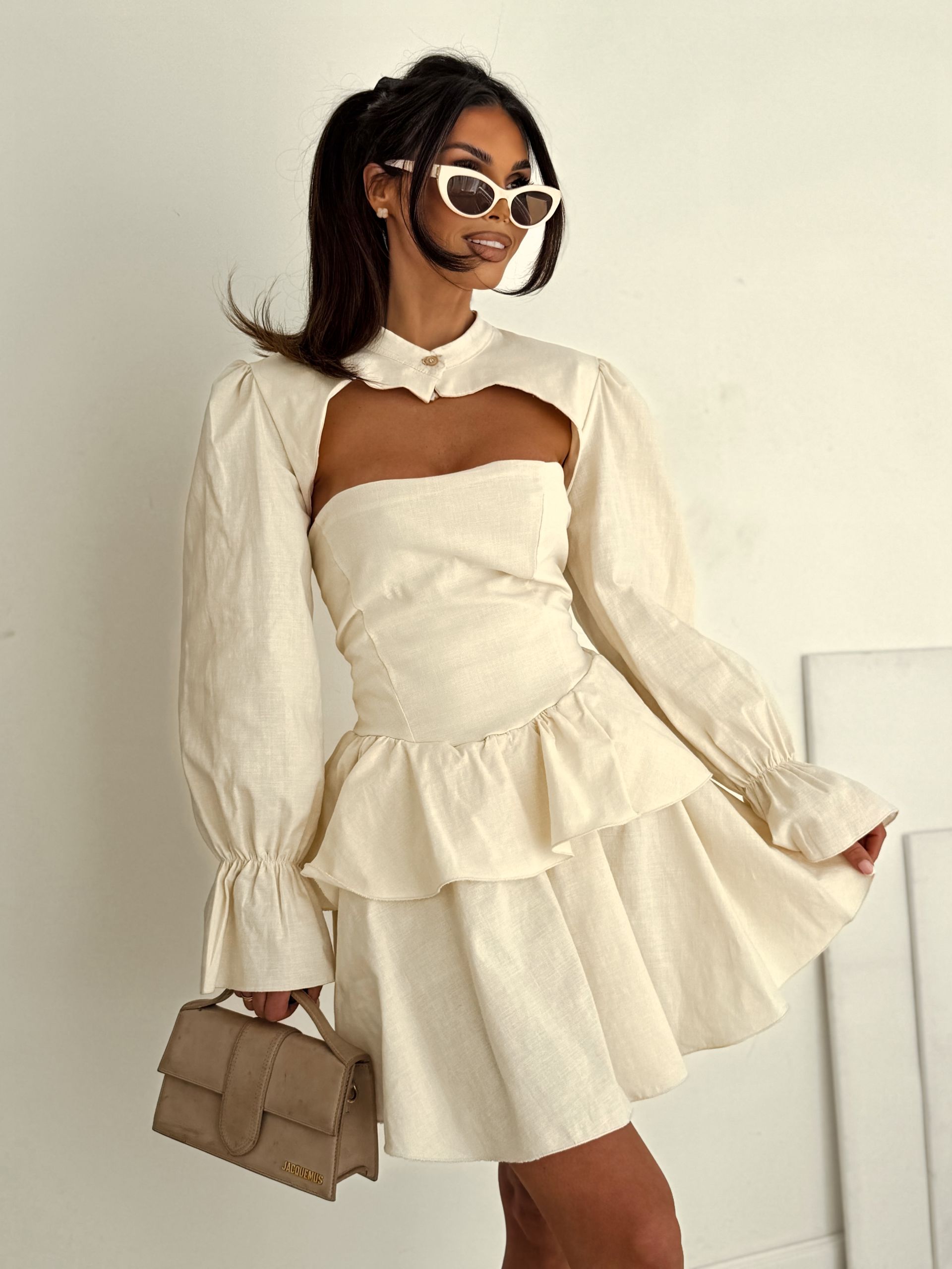 LILGLAM  🌸 Sukienka Bella Cream