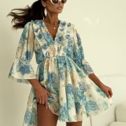 LIL GLAM Sukienka Blue Garden