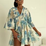 LIL GLAM Sukienka Blue Garden