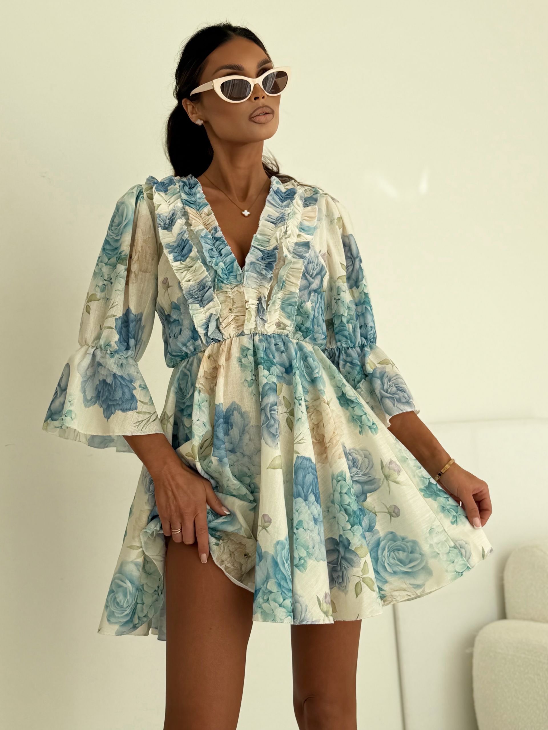 LIL GLAM Sukienka Blue Garden