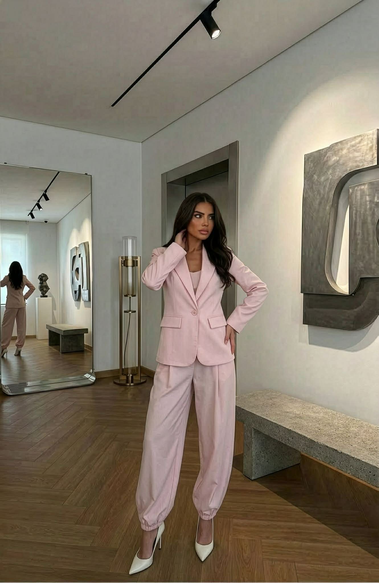 Komplet Vivienne róż