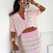 LILGLAM / NOWA KOLEKCJA 🌸 Wave Knit Set Pink