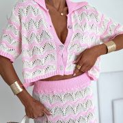 LILGLAM / NOWA KOLEKCJA 🌸 Wave Knit Set Pink