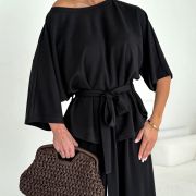 LILGLAM / NOWA KOLEKCJA 🌸 Komplet Cotton Elegance Black