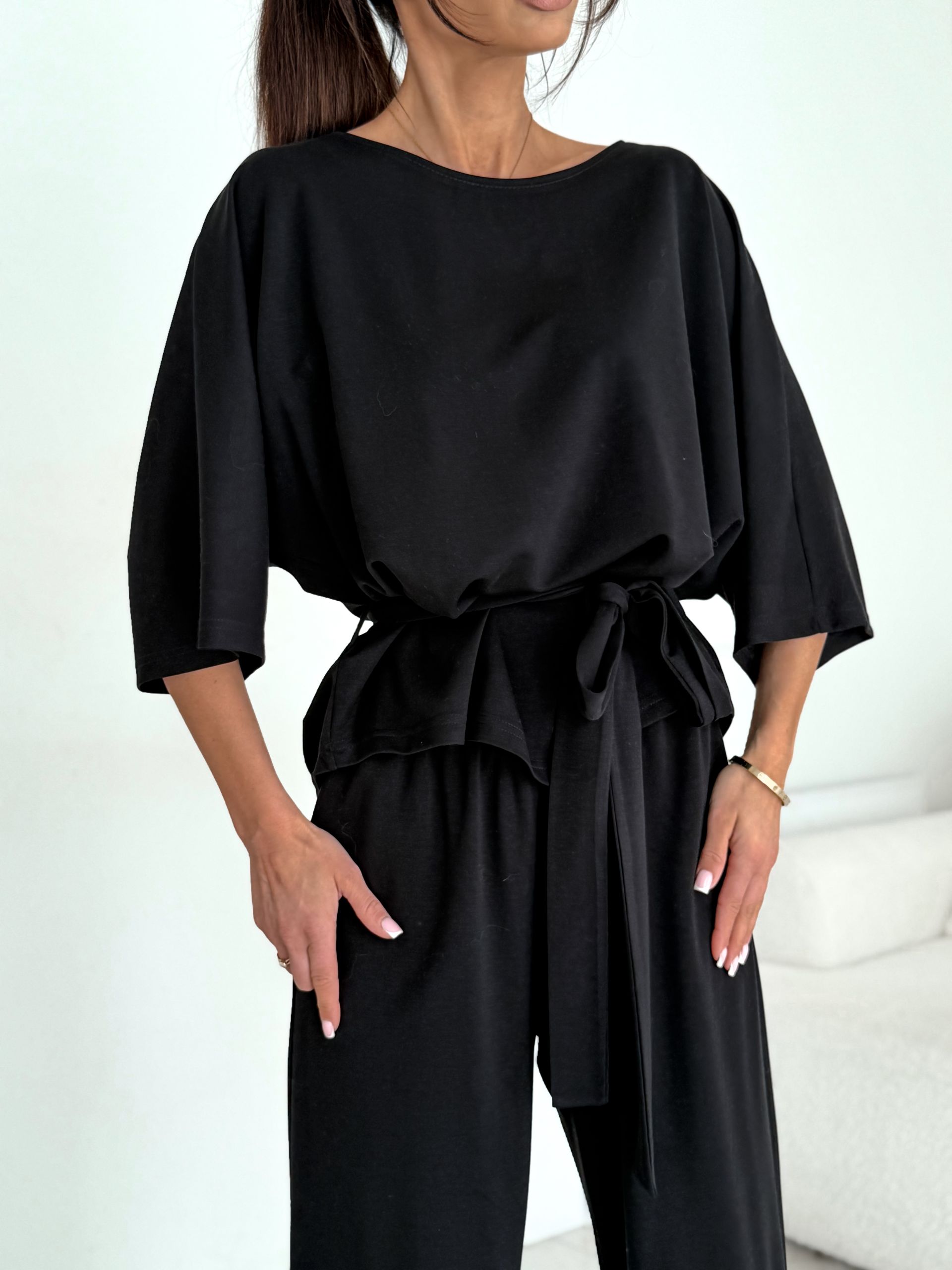 LILGLAM / NOWA KOLEKCJA 🌸 Komplet Cotton Elegance Black