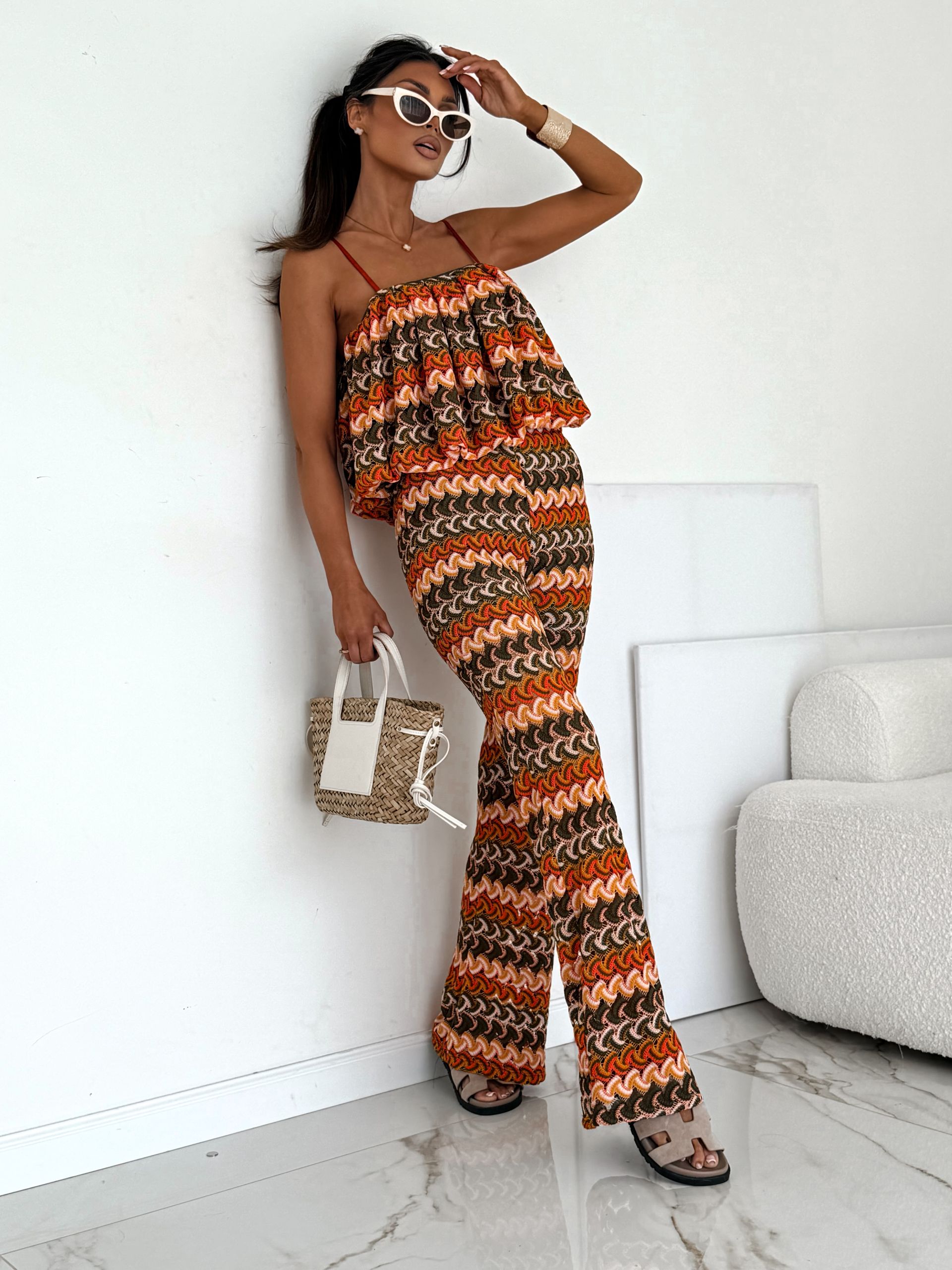 LILGLAM / NOWA KOLEKCJA 🌸 Wave Cotton Set Brown