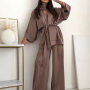 Komplet Monaco Satin – Mokka
