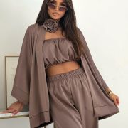 Komplet Monaco Satin – Mokka