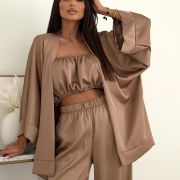 Komplet Monaco Satin – Golden Beige