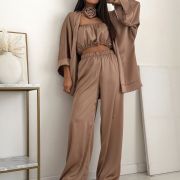 Komplet Monaco Satin – Golden Beige