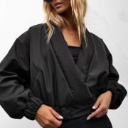 Kurtka Bomber Premium – CZARNA